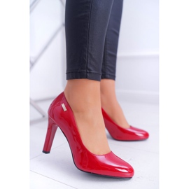 Damen Pumps Lack Sergio Leone Campbell rot 1