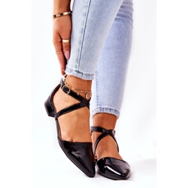 WS1 Lackschwarze Giovanna Pumps mit niedrigem Absatz 2