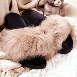 PG2 Naturpelzhausschuhe Beige Naturimo 2