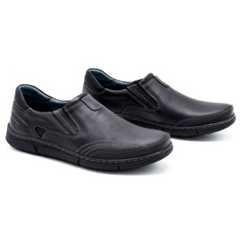 Polbut Herren Slipper J51 grau schwarz 2