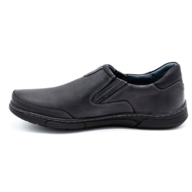 Polbut Herren Slipper J51 grau schwarz 1
