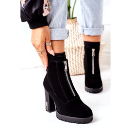 PS1 Schwarze warme Stiefel auf einem Absatz Wonder Woman 3