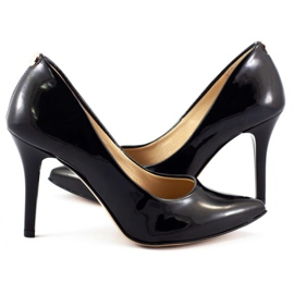 Saway Damen High Heels 2333 schwarz lackiert 4