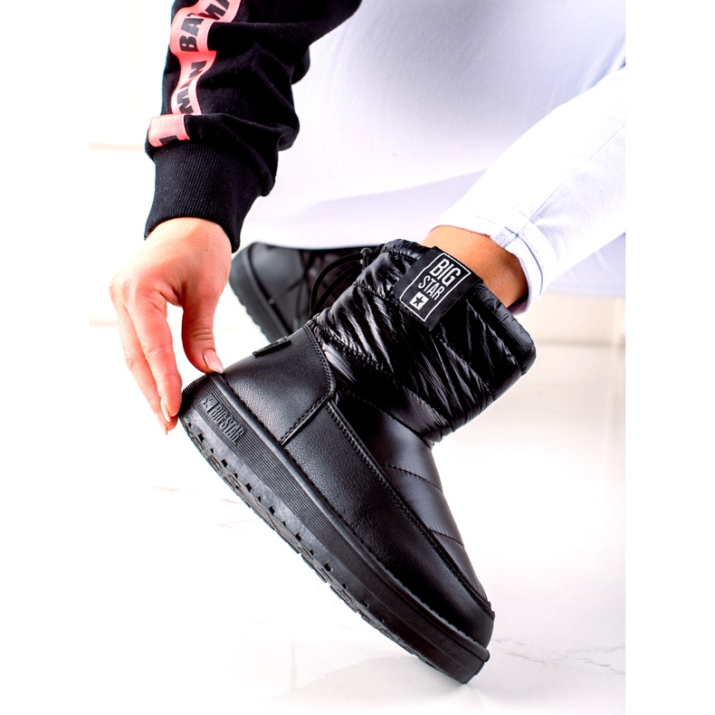 Damen Schneestiefel Big Star II274120 Schwarz 1