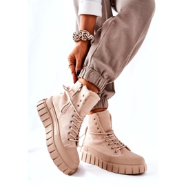 PH1 Warme Sneakers auf der Plattform Beige Marlow 2