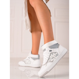 TRENDI Bequeme Sneakers mit Klettverschluss weiß 1