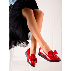 La.Fi Lackierte Schuhe mit Schleife rot 1