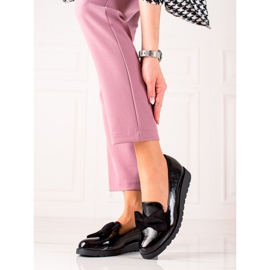 La.Fi Lackierte Schuhe mit Schleife schwarz 2