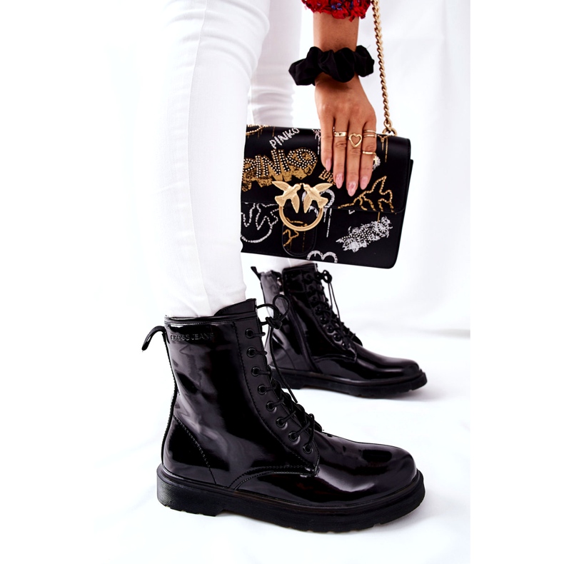 Damen Stiefel Cross Jeans Schwarz GG2R4023 4