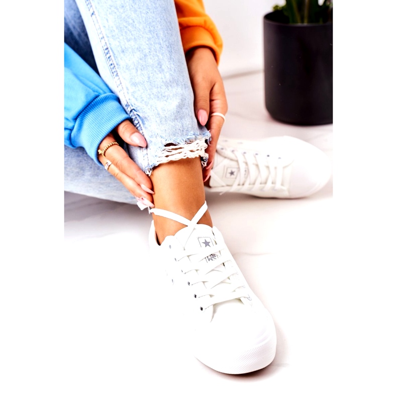 News Damen Sneakers Weiß 21SP02-1200 1