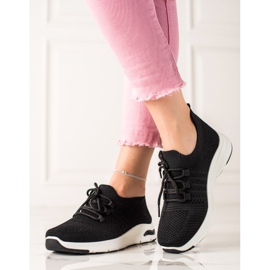 TRENDI Sportschuhe zum Hineinschlüpfen schwarz 1