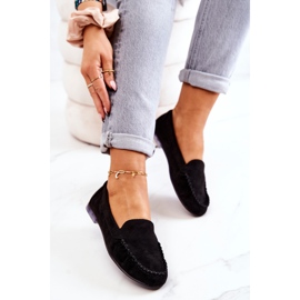 Wildleder Loafer Sergio Leone MK722 Schwarz 1