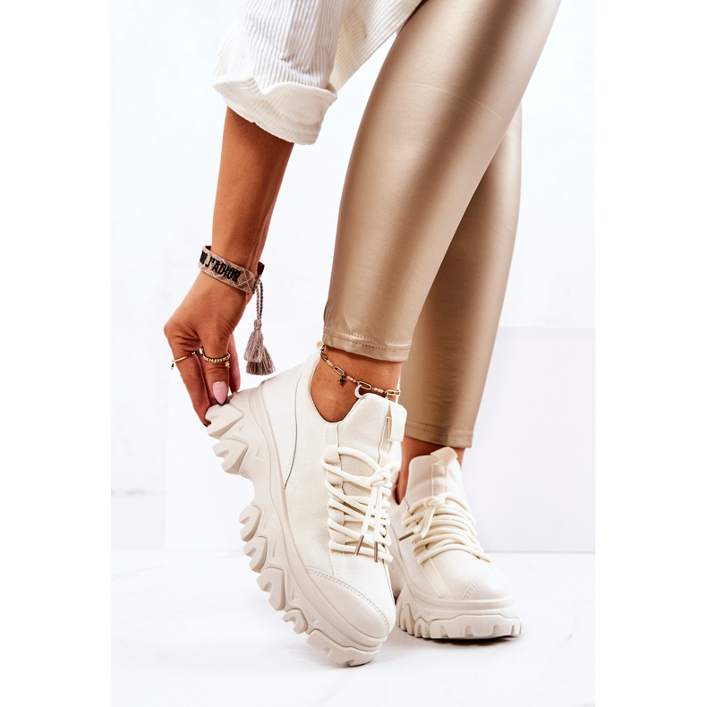 PS1 Sportschuhe Damen Sneaker Hellbeige Miles 1