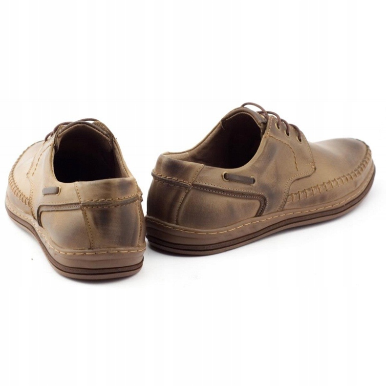 Polbut Leder Herrenschuhe J44PŁ braun 4
