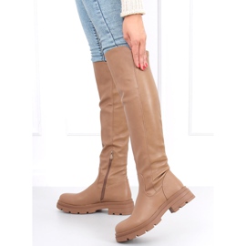 Sofia Khaki Damenreitstiefel beige 2