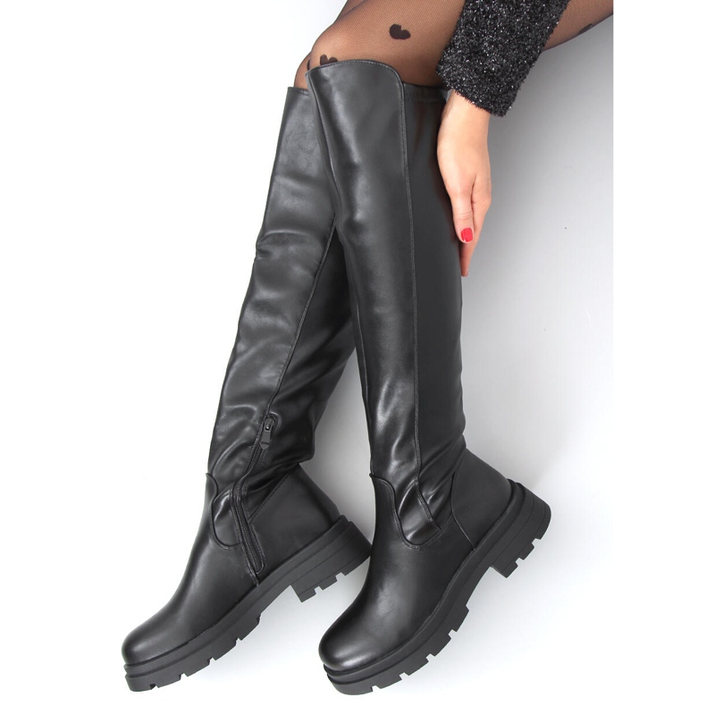 Sofia Schwarze Reitstiefel für Damen 1