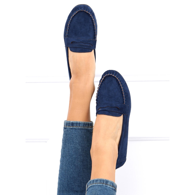 Rello Blue Damen-Slipper marineblau 2