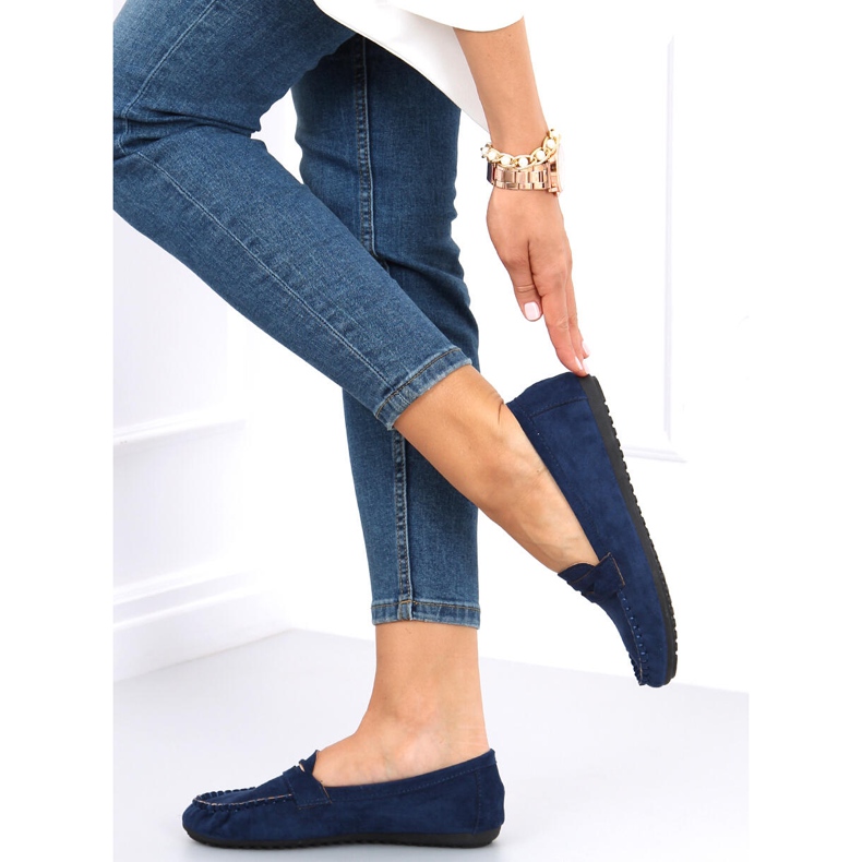 Rello Blue Damen-Slipper marineblau 1