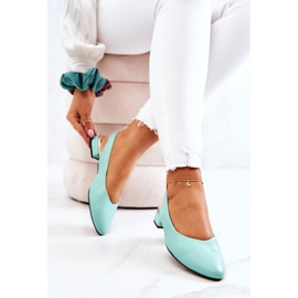 PA2 Leder Outdoor Grün Noreen Ballerina High Heels 2