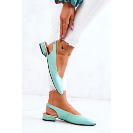 PA2 Leder Outdoor Grün Noreen Ballerina High Heels 1