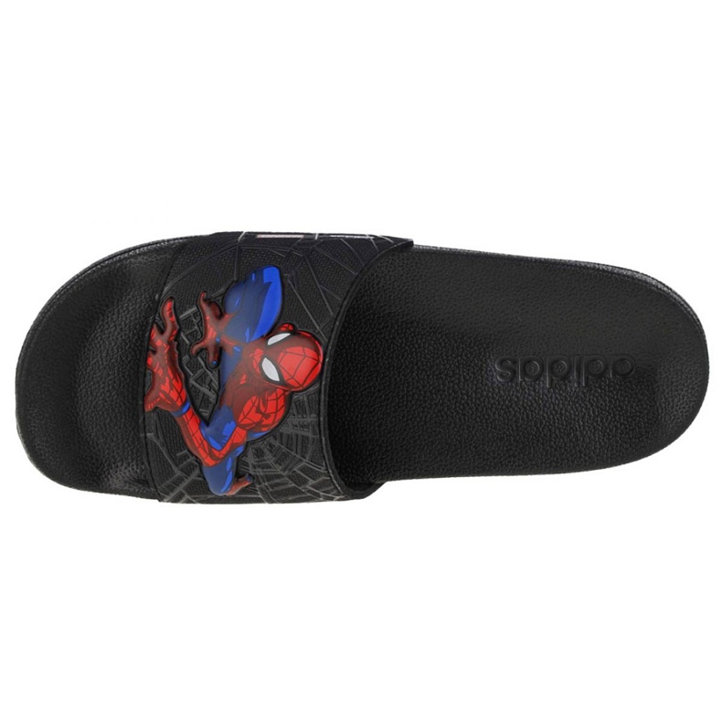 Adidas Adilette Shower Slides Spiderman Jr FZ1716 Hausschuhe schwarz 2