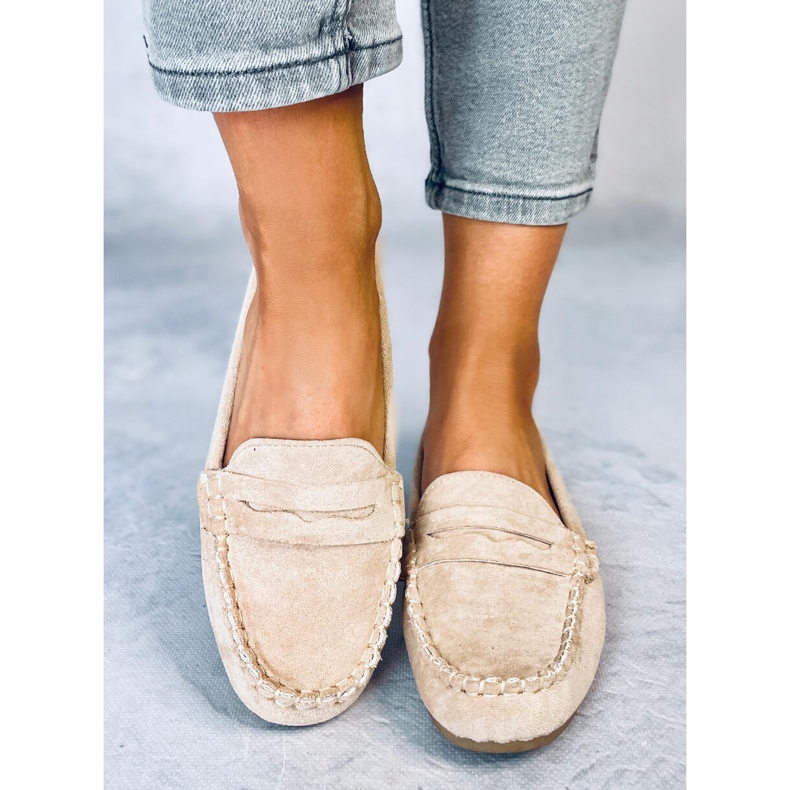 Brato Beige Damen-Slipper 1
