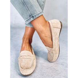 Brato Beige Damen-Slipper 2