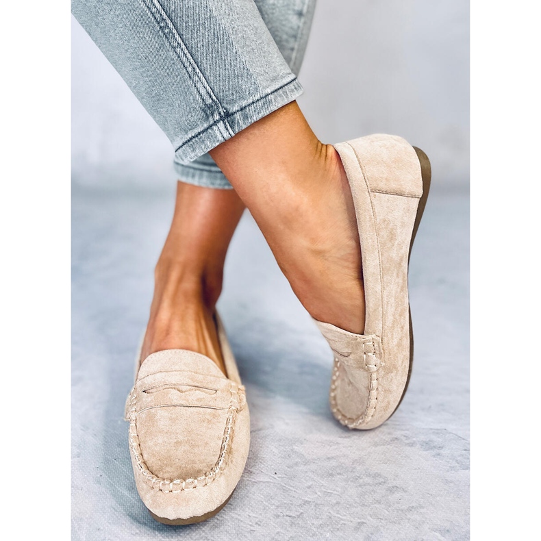 Brato Beige Damen-Slipper 2
