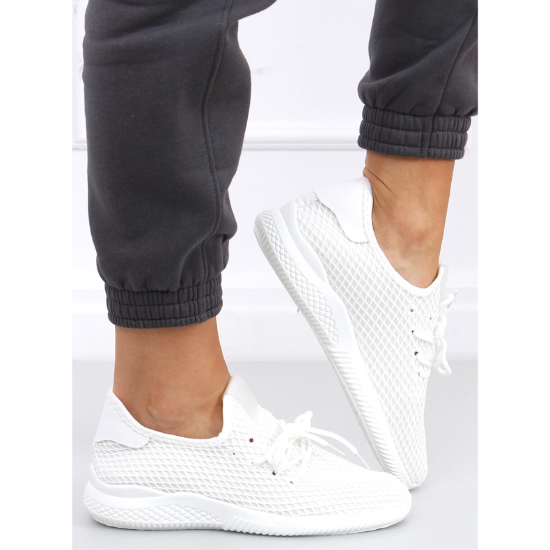 Utto White Socken Sportschuhe weiß 1