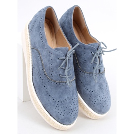 Damen Espadrilles Schuhe Apia Blau 1