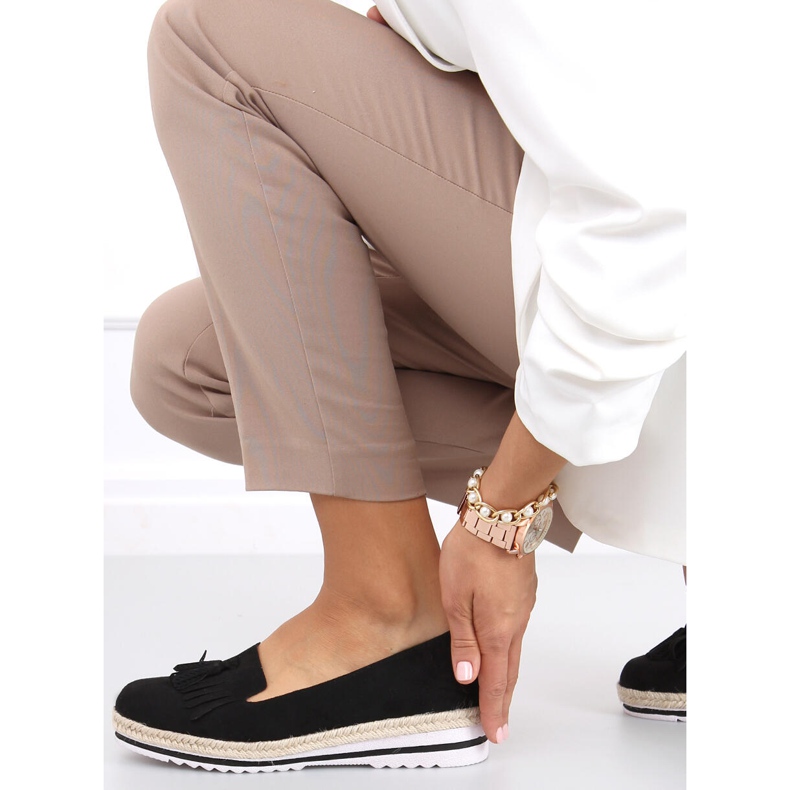 Damen-Slipper, Espadrilles Hilma Black schwarz 2