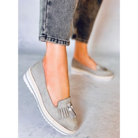 Damen-Slipper und Espadrilles Hilma Grey grau 2