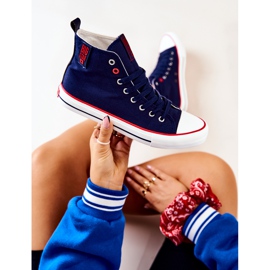 High-Top-Sneaker Big Star JJ274125 Marineblau 1