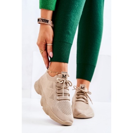 PS1 Sportschuhe Turnschuhe Stoff Dunkelbeige Nolene 2