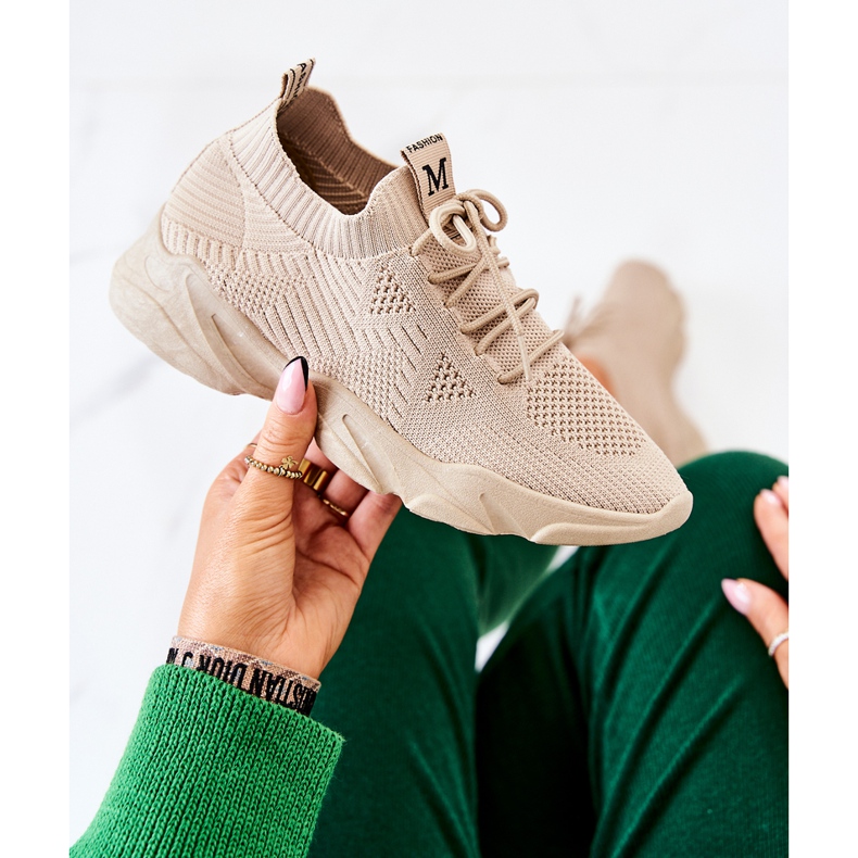 PS1 Sportschuhe Turnschuhe Stoff Dunkelbeige Nolene 1