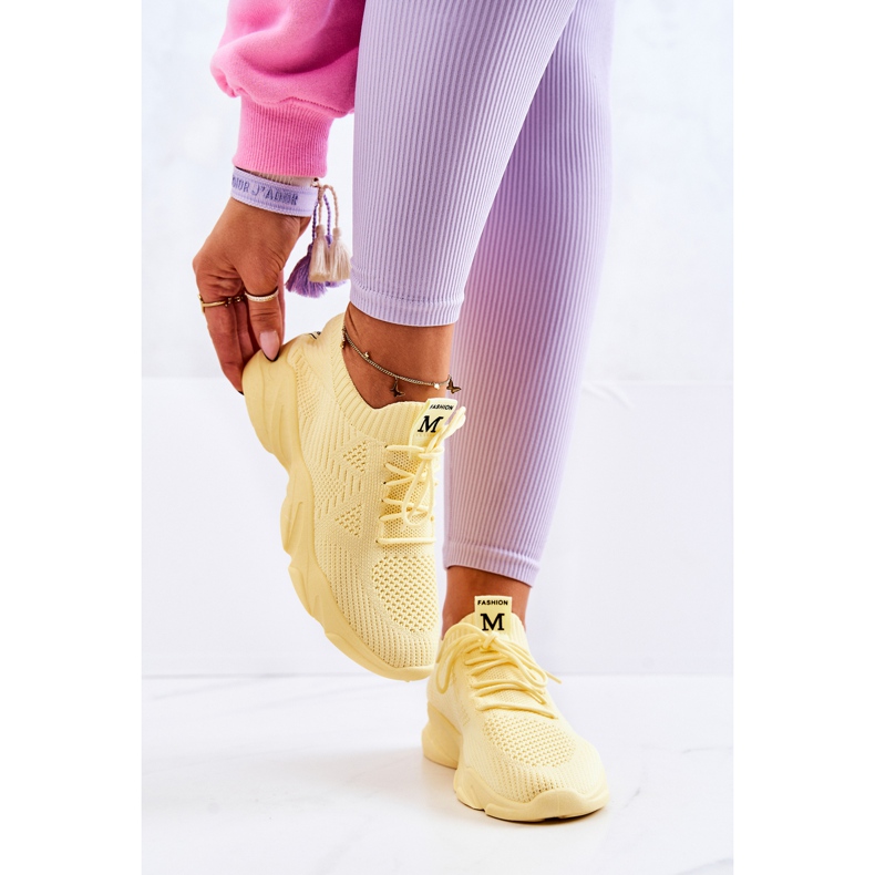 PS1 Sportschuhe Material Sneakers Gelb Nolene 1