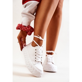 PS1 Turnschuhe auf einer massiven weißen Suzane-Plattform 1