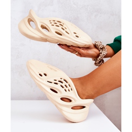 PS1 Leichte Sportschuhe aus Schaumstoff Beige auf der Welle 2