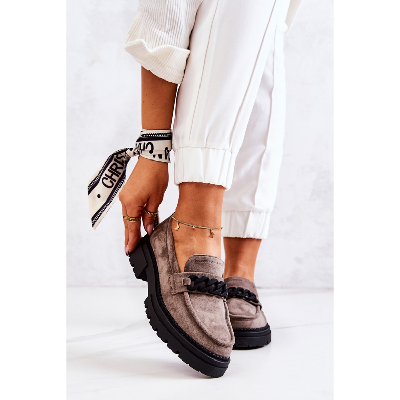 PL5 Loafer Wildleder-Loafer La.Fi Grey Sapphira beige grau 2