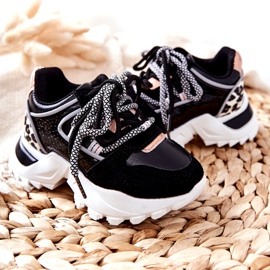 FR1 Kinder Sportschuhe Sneakers Schwarz Rommie mehrfarbig 3