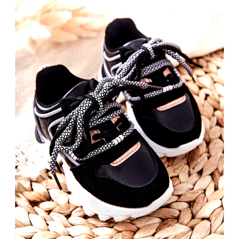 FR1 Kinder Sportschuhe Sneakers Schwarz Rommie mehrfarbig 4