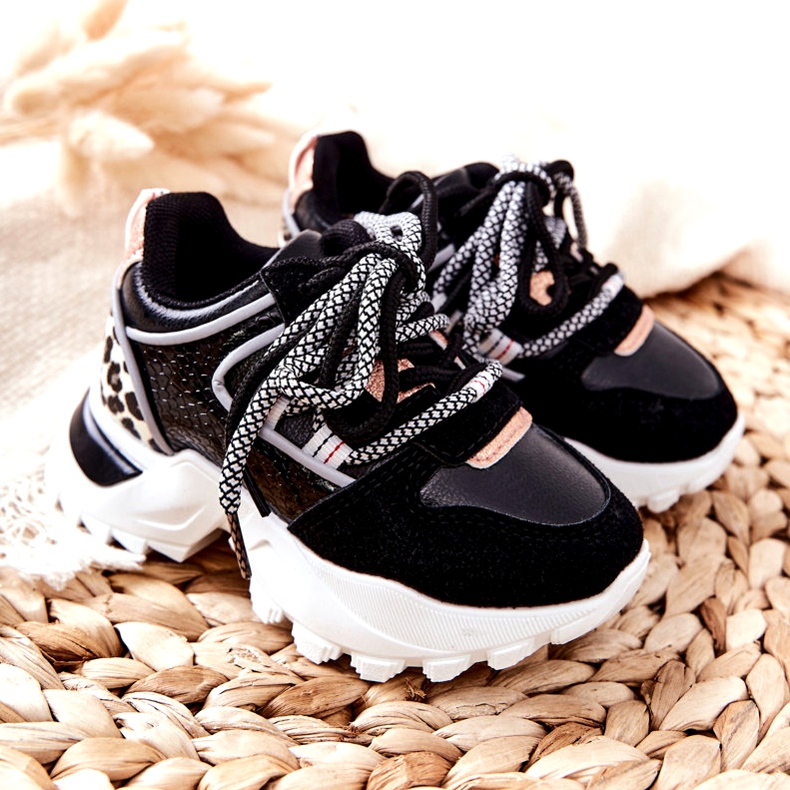 FR1 Kinder Sportschuhe Sneakers Schwarz Rommie mehrfarbig 5