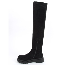 Klas Schwarze Overknee-Stiefel für Damen 1