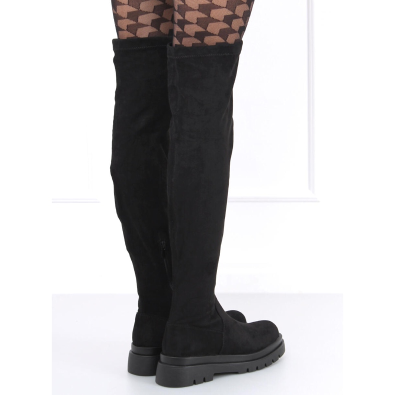 Klas Schwarze Overknee-Stiefel für Damen 2