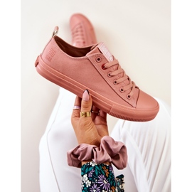 Low Sneakers Big Star JJ274005 Dunkelrosa 2