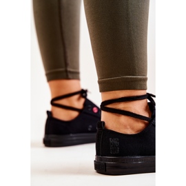 Schwarze niedrige Turnschuhe Big Star JJ274003 1