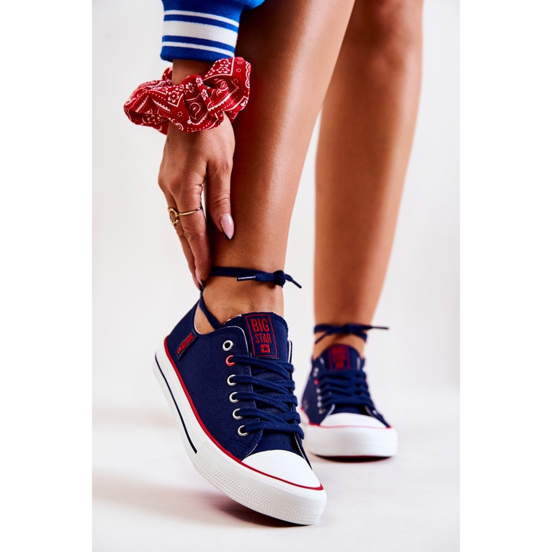 Damen Turnschuhe Big Star JJ274121 Marineblau 2