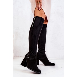 PA2 Wildleder schwarze Arianne Stiefel 1