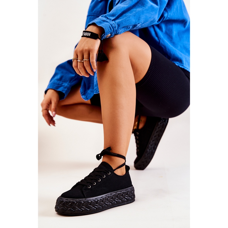 PS1 Turnschuhe auf einer massiven schwarzen Suzane-Plattform 2