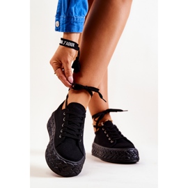 PS1 Turnschuhe auf einer massiven schwarzen Suzane-Plattform 1